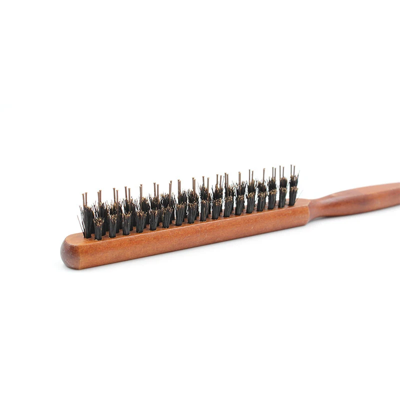 Professional Salon Teasing Back Hair Brushes Wood Slim Line Comb Hairbrush Extension Hairdressing Styling Tools DIY Kit