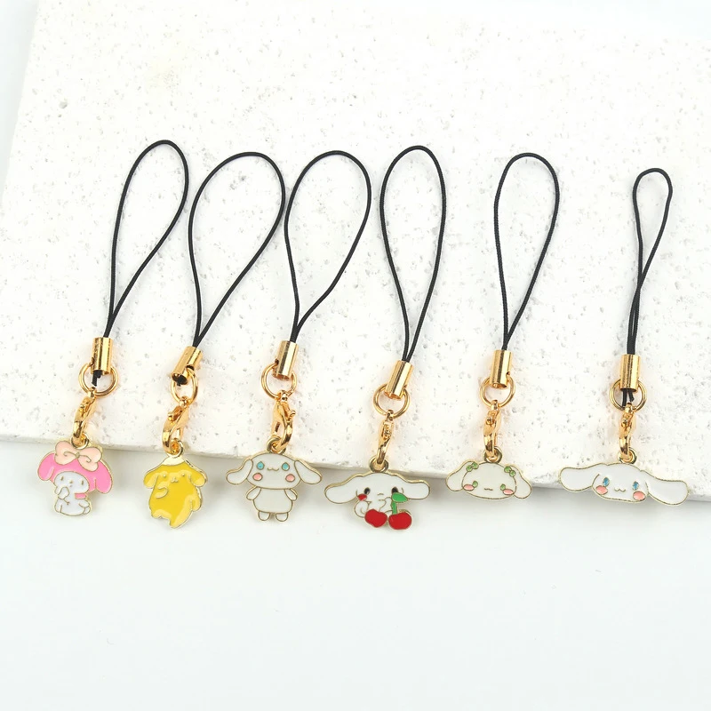 

Мультяшный аниме коричная звеньевая цепочка Милая моя мелодия цепочка для сотового телефона подвеска для телефона брелок для девушек подарки