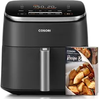 COSORI Air Fryer 9-in-1, Compact but Large 6 Qt, 5 Fast Fan Speeds with 450F for Ultra Crsipy, 95% Less Oil, 100+ In-App Recipes 1