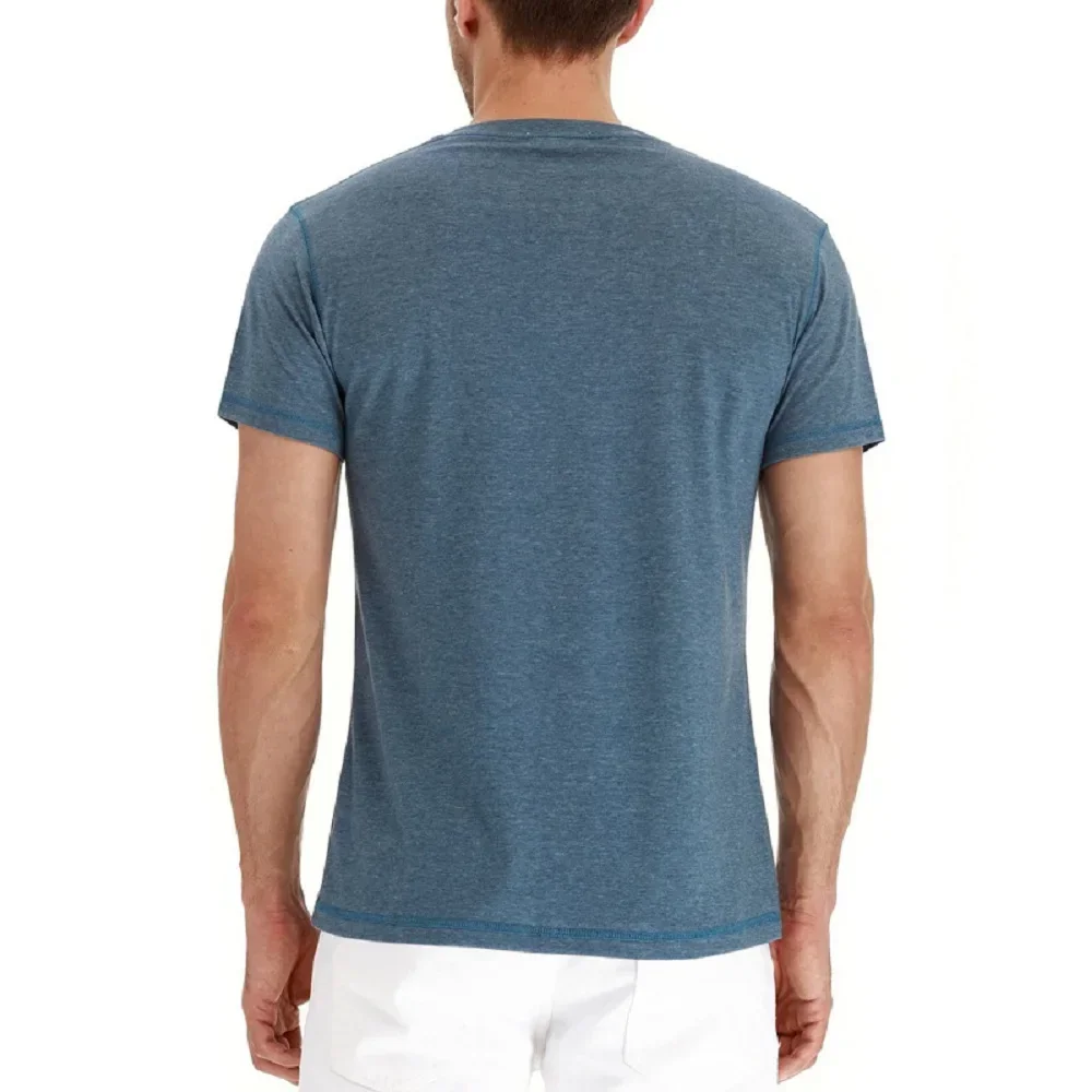 【SATIIIZ】Payro Henry Neck T-Shirt Payro Henry Neck T-Shirt - satiiiz
