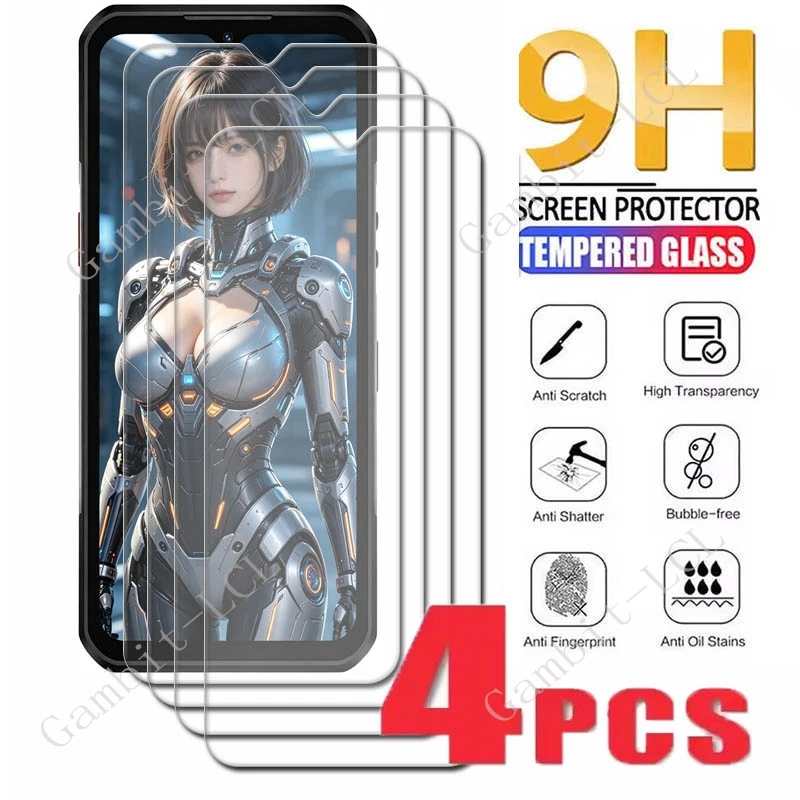 Premium Tempered Glass Screen Protector - 1/4 Pack, 6.6 Size