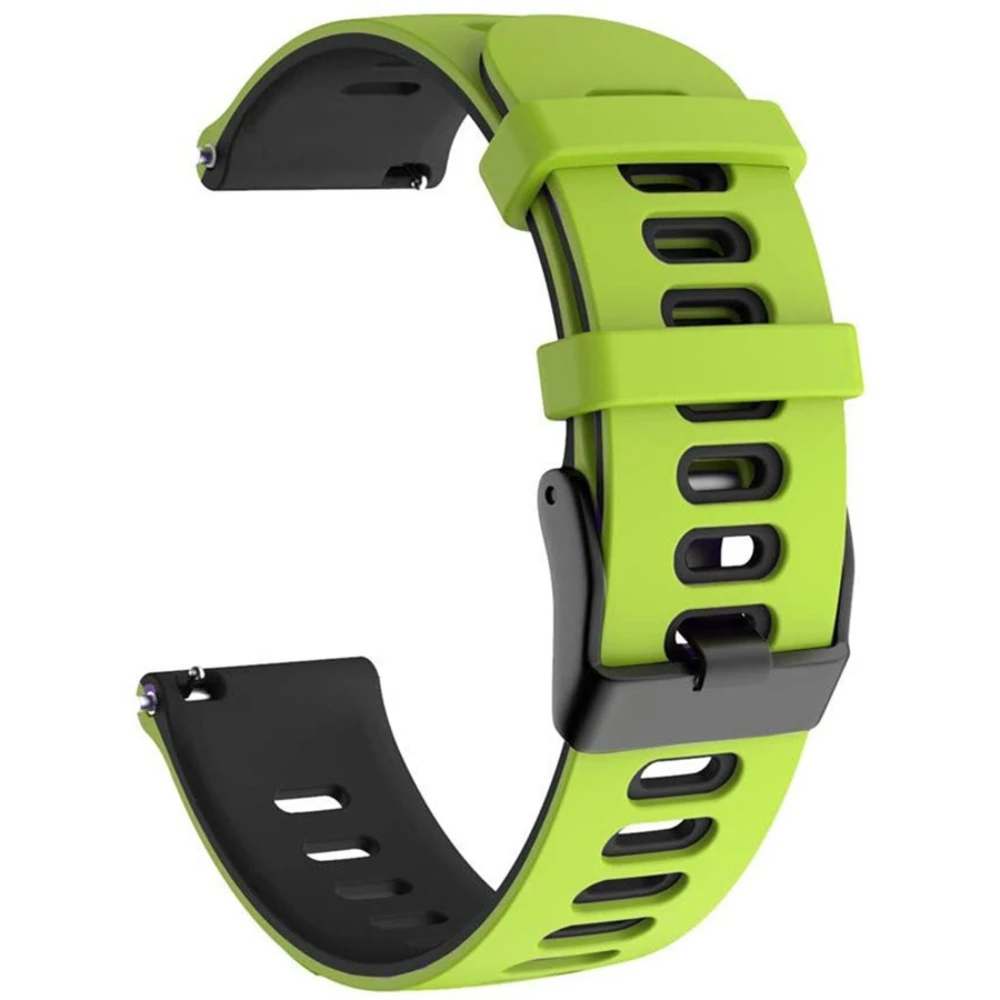 Silicone Sport Wristband Replacement - Universal 20/22mm Strap