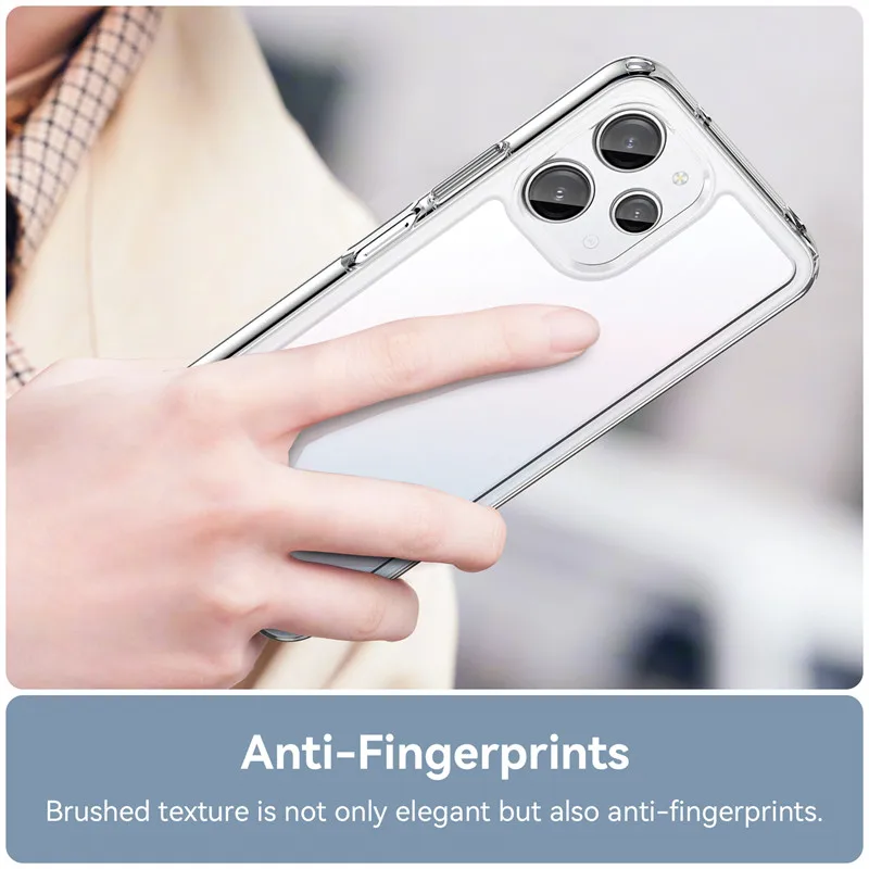 JIAFEI Cover per Xiaomi Redmi Note 12 4G Custodia Protettiva in TPU Morbida Ultrasottile Antiurto ad Angoli Protezione per Fotocamera Schermo Gradienti Trasparenti Oro/Nero