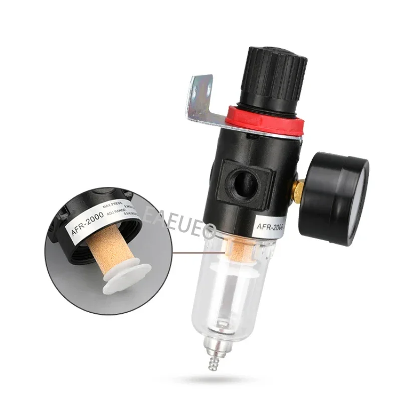 Afr-2000 1/4 Pneumatic Filters AFR2000 Filter For Air Compressor Moisture Separator Pressure Regulator Oil Water separators Unit
