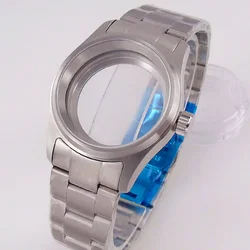 Durable 200m Waterproof Sapphire Pilot Watch Case - NH35 NH36 (36mm case set - glass)
