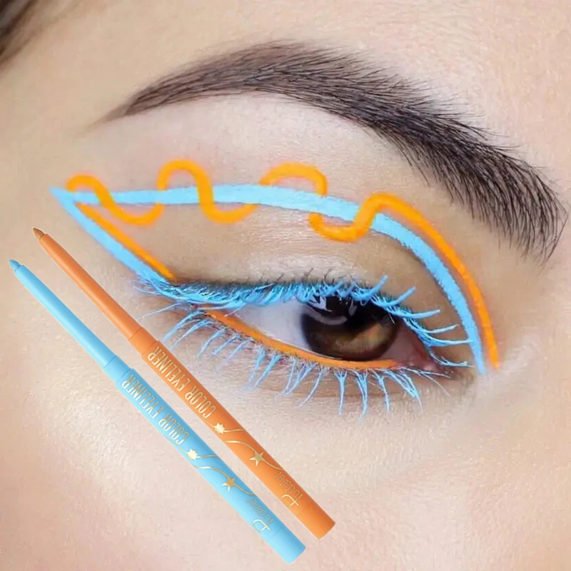 

18 Colors Matte Eyeliner Gel Pen Waterproof Long Lasting Eye Liners Makeup Pencil Easy to Wear Smooth Blue Eye Liner Cosmetics