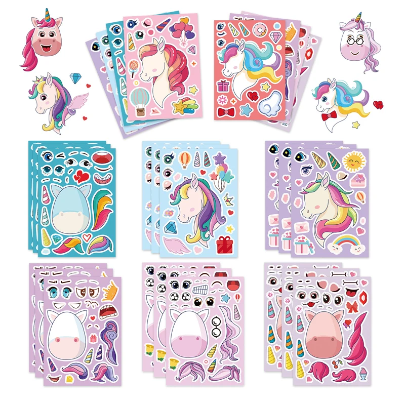 Neues Regenbogen-Einhorn Geburtstags-Dekorationsset Party-Zubehör Einhorn Happy Birthday Tischgeschirr-Set Teller Becher Ballons Party-Favors – Detail 24