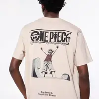 Summer Pure Cotton One Piece Luffy Anime Personality Print Heavyweight Ut Co Branded Handsome Cartoon Men's and Women's T-Shirt 1