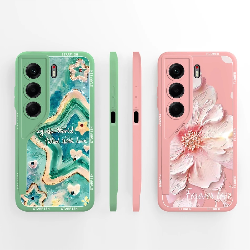 Trendy Creative Soft High-Quality Liquid Silicone Phone Case - Durable Bumper Back Cover
