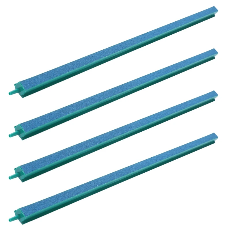 

ABSF 4X Fish Tank Aquarium 20 Inch Long Bubble Release Air Stone Airstone Green Blue