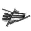 6pc set Small Wire Brushes Cleaning Brushes For Mechanical Part Derusting Remove Paint Accessories 17cmx1cm Stainless Steel Wire 6