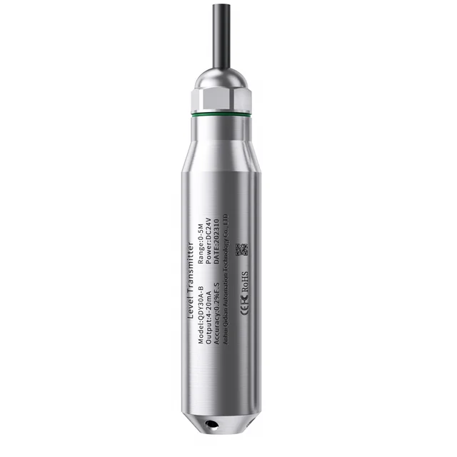เครื่องส่งสัญญาณระดับน้ำ0-3.3V เซ็นเซอร์วัดระดับอุทกสถิต4-20mA 5ม. 50ม. 100ม. 300ม. DC24V ถังน้ำของเหลวทรานสดิวเซอร์ 2