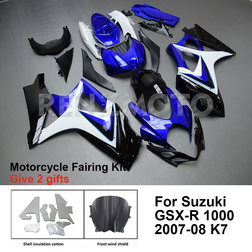 

Motorcycle Fairing Set Body Kit Plastic For Suzuki GSXR GSX-R 1000 2007-08 K7 Accessories Injection Bodywork S1007-107a