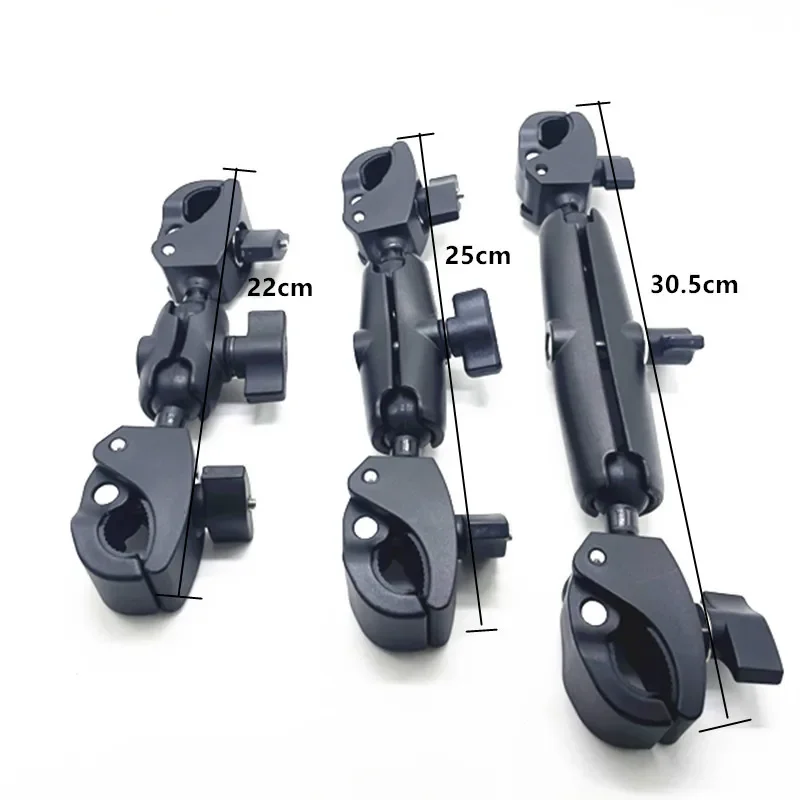1 Inch Ball Head Tough-Claw Mount Double Socket Arm for Gopro Action Camera RAM mount