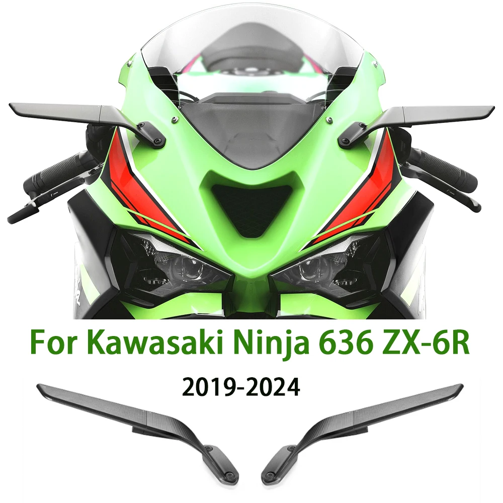 

2024 Ninja 636 ZX-6R Mirror For Kawasaki Ninja636 ZX-6R Accessories Ninja 636 ZX6R Motorcycle Rear View Side Mirror 2019-