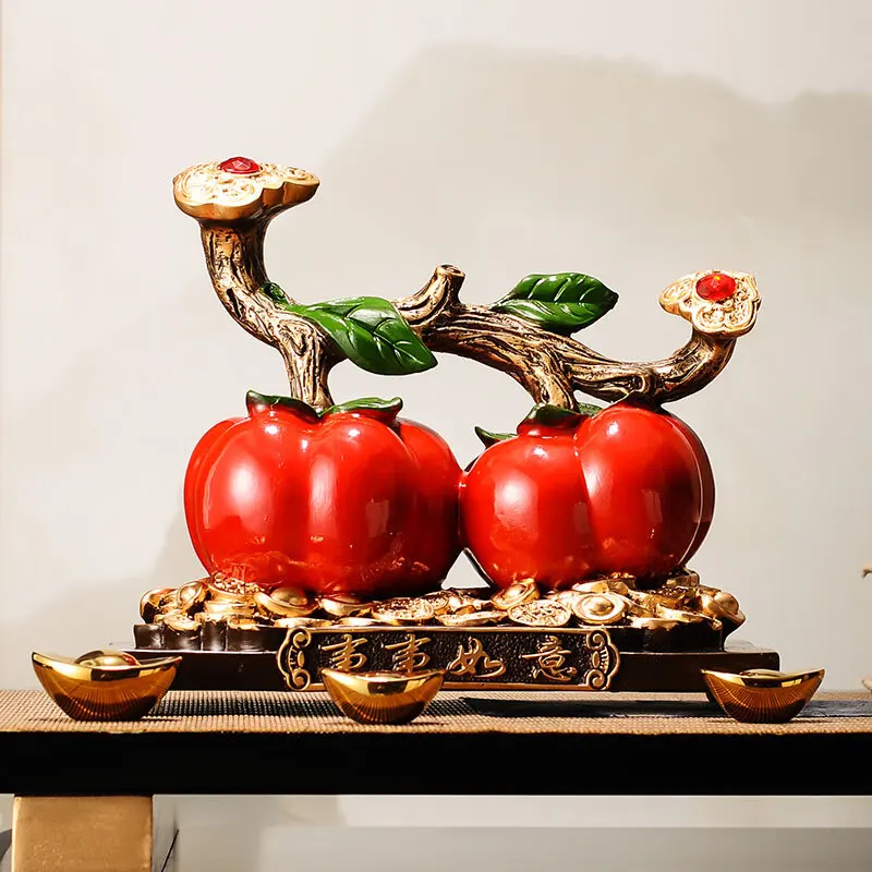 

Persimmons, Persimmons, Ruyi, Persimmon Decoration, Home Decoration, Moving Home, Joyful Gift, Everything, Ruyi Small Decoration