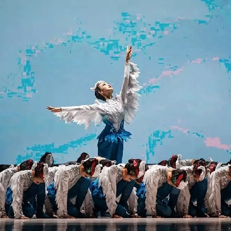 子供のための青い鳥の衣装、ステージパフォーマンス、フェスティバル