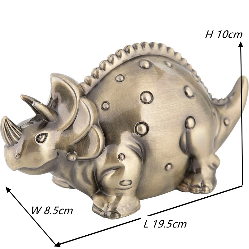 Dinosaur Unicorn model Metal Coin bank Anime Piggy Bank For Money Secret Safe Kid's Toy Hidden Money Storage PB03 5