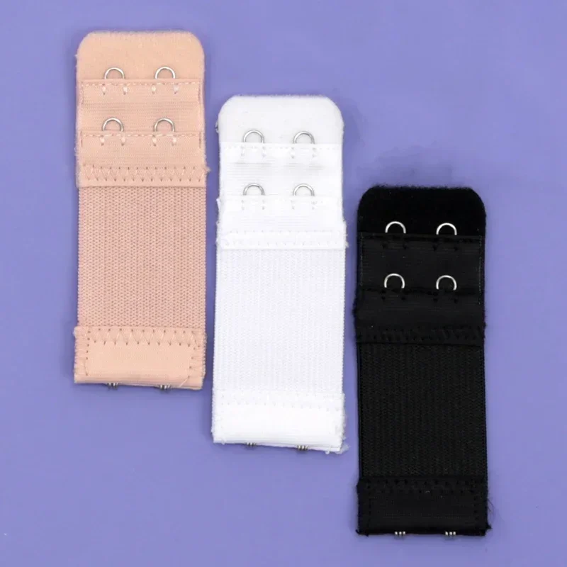 New 3pcs Bra Extender for Women's Elastic Bra Extension Strap Hook Clip Expander Adjustable Belt Buckle Intimates Accessories