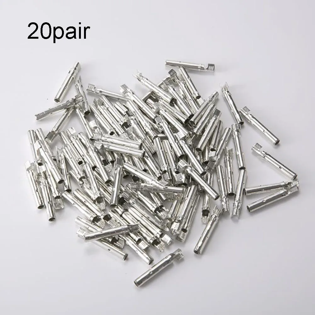 20 Paia Di Terminali Per Connettori Solari Maschio/Femmina Connettore Solare Fotovoltaico Pin Terminali Per Cavi Solari Ip65 Resistenza Agli Urti Impe