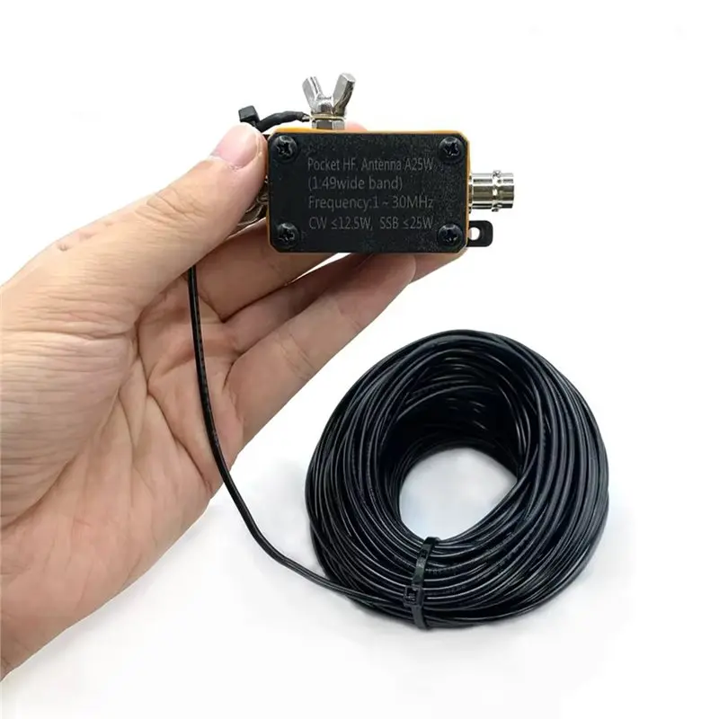 AP-A25 터미널 공급식 포켓 안테나 1-30Mhz 단파 고주파 광대역 반파 안테나
