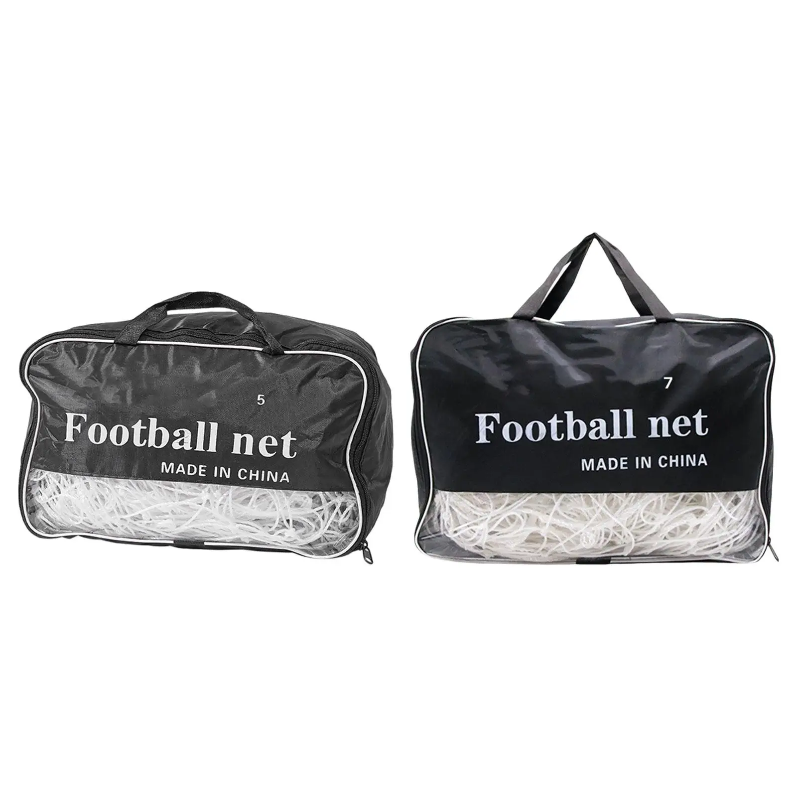 Soccer Net Replacement with Carry Bag Practical Football Soccer Goal Net for