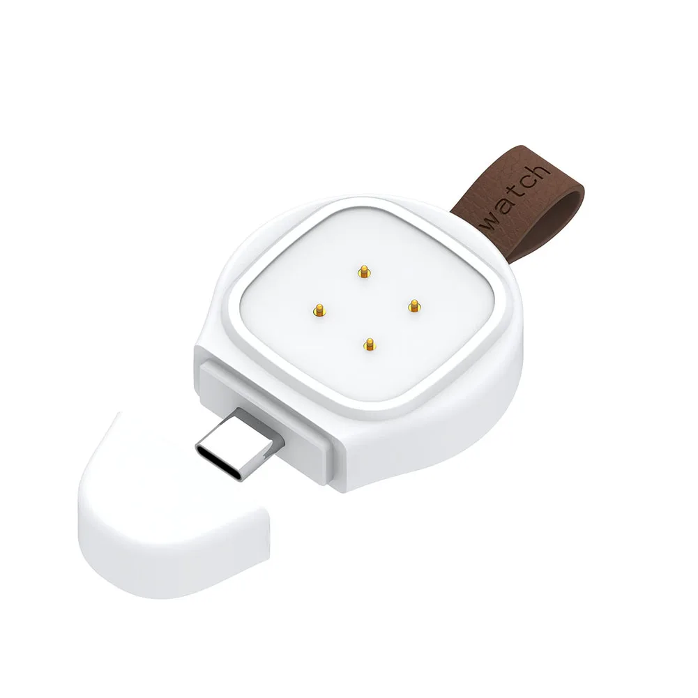 For Fitbit Versa 3/Fitbit Sense Charger Magnetic USB/Type-C Watch Charger Smart Watch Portable Wireless Charger Travel Cordless 
