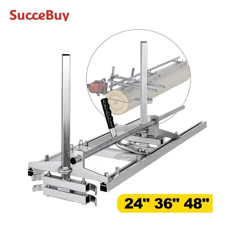 Chainsaw Mill SucceBuy Chainsaw Mill Planking Milling 24 36 48 In Guide Bar Wood Lumber Cutting Portable Sawmill Aluminum Steel Chain Saw Mill