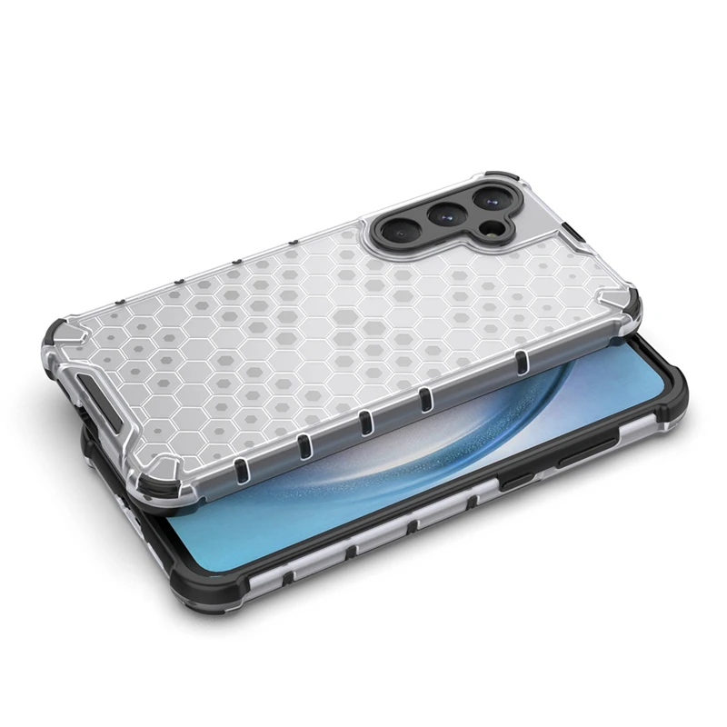 Armor Shockproof Bumper Phone Case with Clear Back Cover
