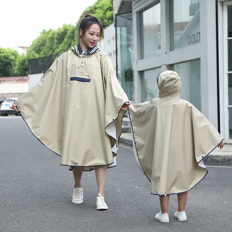 

Adult Cloak Bicycle Raincoat Female Children's Fashion Hiking Backpack Mountaineering Waterproof Windbreaker Raincoat Coat