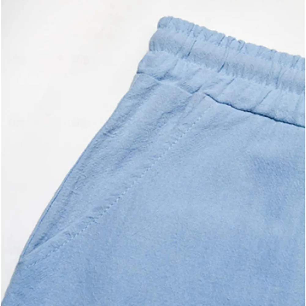 Men’s Summer Loose Solid Color With Pockets Cargo Shorts Fashion Beach Streetwear Hombre Fashion Casual Shorts 13 S69224f1c8ff74bf2b6813eb88f2ac36bb