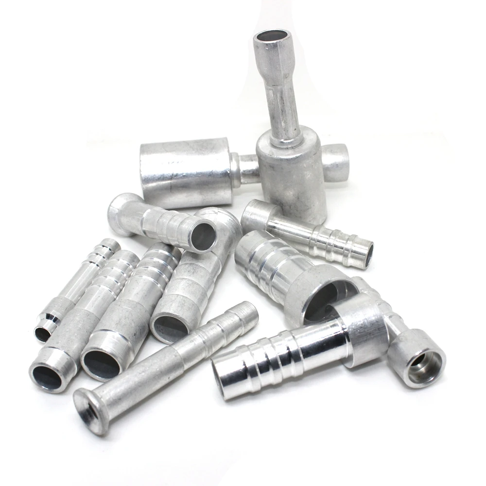 Air-conditioning pipe aluminum welding connector 3/8 1/2 5/8 Aluminum welded joint Air conditioning pipe expansion connector Air Conditioning Adapter