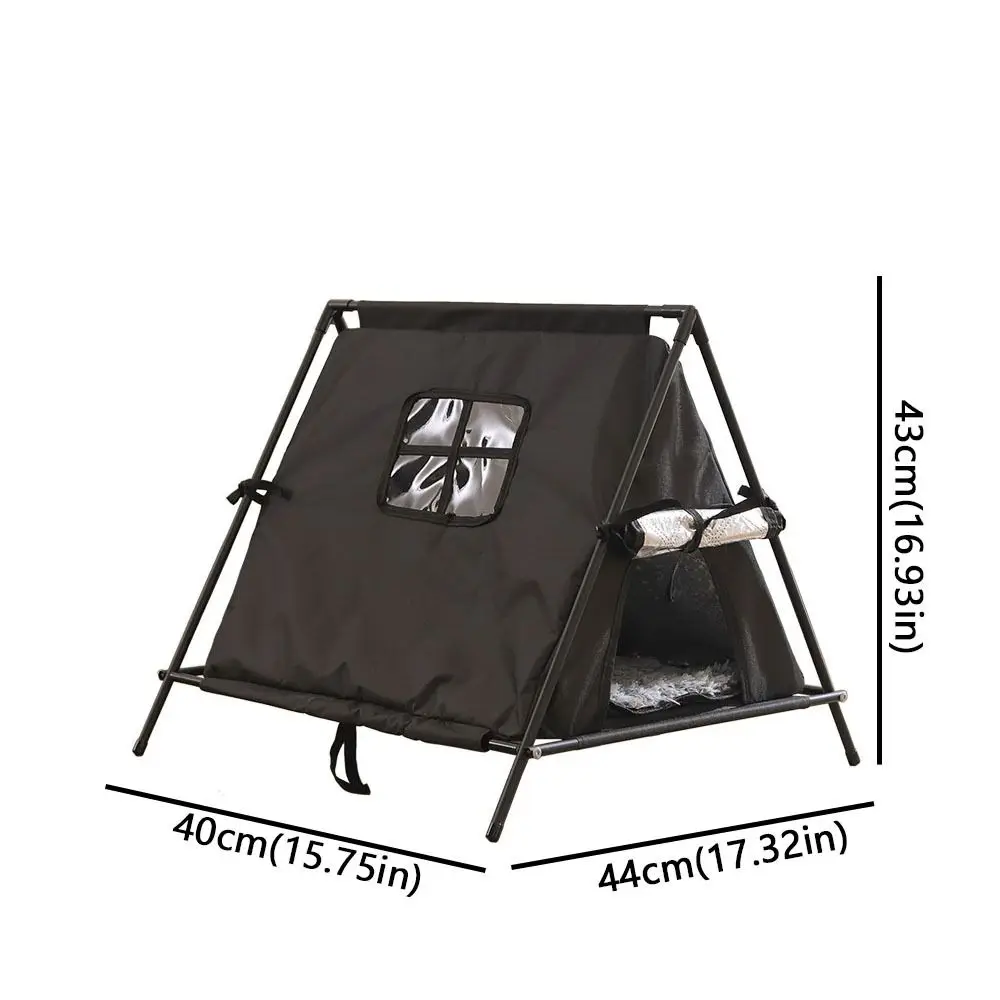 Pet Hideaway Portable Outdoor Pet Tent Foldable Warm Insulated Dog House Waterproof Oxford Dog Cave Hut Camping Use