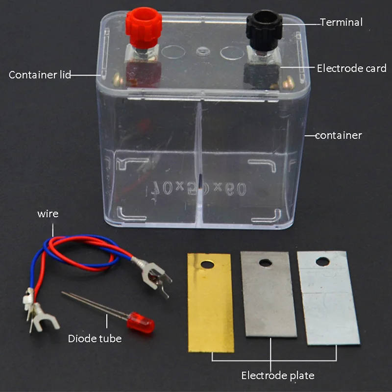 Battery Tester Primary Battery Tester Chemical Experiment Teaching Demonstration DIY Principle of Galvanic Cell Box Teaching Instrument