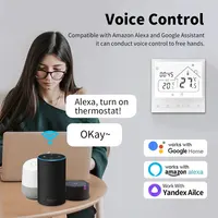 Tuya สมาร์ท WiFi Thermostat น้ํา/หม้อต้มแก๊สไฟฟ้าน้ําเครื่องทําความร้อนอุณหภูมิ Controller สําหรับ Google Alexa Yandex Alice 3