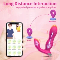 Tragbare Vibrierende Höschen Vibratoren App Remote Sex Spielzeug für Frauen 9 Geschwindigkeit Leistungsstarke Thrusting Vibrationen Erwachsene Paare Sex Waren 6