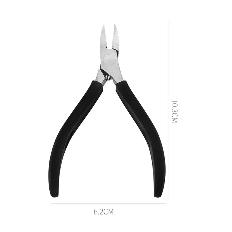 Nail Manicure Scissors Cuticle Cutter Nails Cuticle Nippers Dead Skin Remover Pedicure Stainless Steel Cutters Tools 6