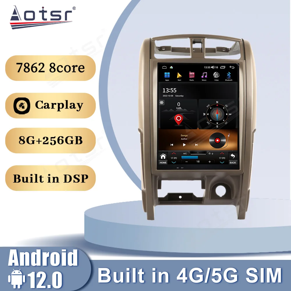 

Android 12 Tesla Car Radio For Great Wall Haval H3 2003 2004 2005 2006 2007 2008 2009 Wireless Carplay GPS Auto Stereo Head Unit