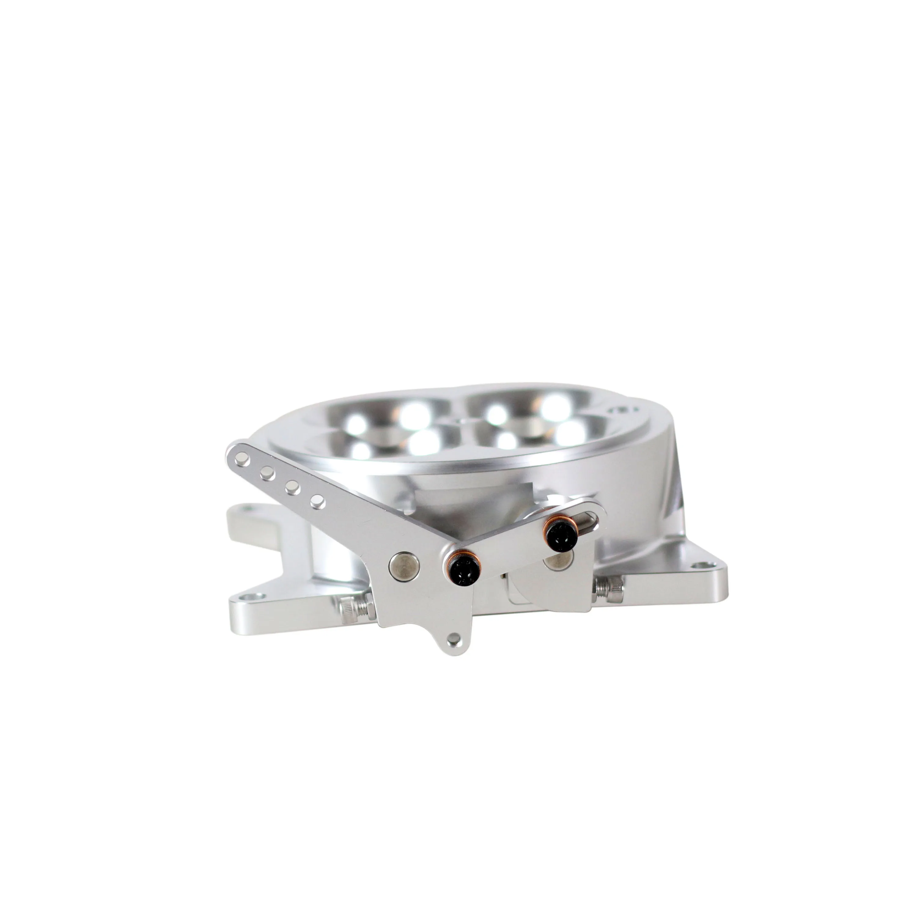 SherryBerg 빌렛 EFI 연료 분사 CNC 1300CFM 1375CFM 4배럴 4150 스로틀 바디 실버리 컬러 GM IAT/TPS 센서용