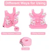 Angel Wings Baby Safety Harness Backpack Infant Carry Training Kids Walking Belts for Cute Babies Girls Pink Learning Walk Bags 2