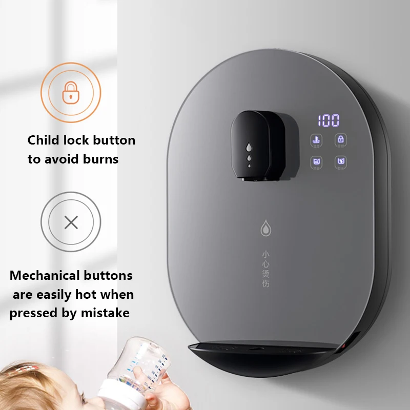 

Wall-mounted Instant Water heater Small Fast Water Hoter Warm & hot type Five-stage temperature adjustment water dispenser