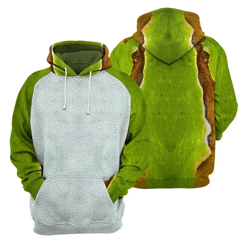 Sudadera con capucha con estampado de piel de animal para hombre, jersey de manga larga con estampado 3D de jirafa, cebra, tigre y leopardo, sudadera holgada con capucha para la calle