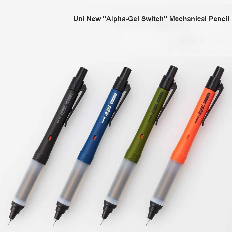 Uni A-Gel Switch Mechanical Pencil Hold & Kuru Toga Automatic Dual-Mode Rotating Anti-fatigue lapiseira papeterie for drawing 5