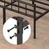 Frame-Classic Metal Platform Bed Frame, Mattress Foundation with Steel Slat Support, Under Bed Storage, No Box Spring Needed 4