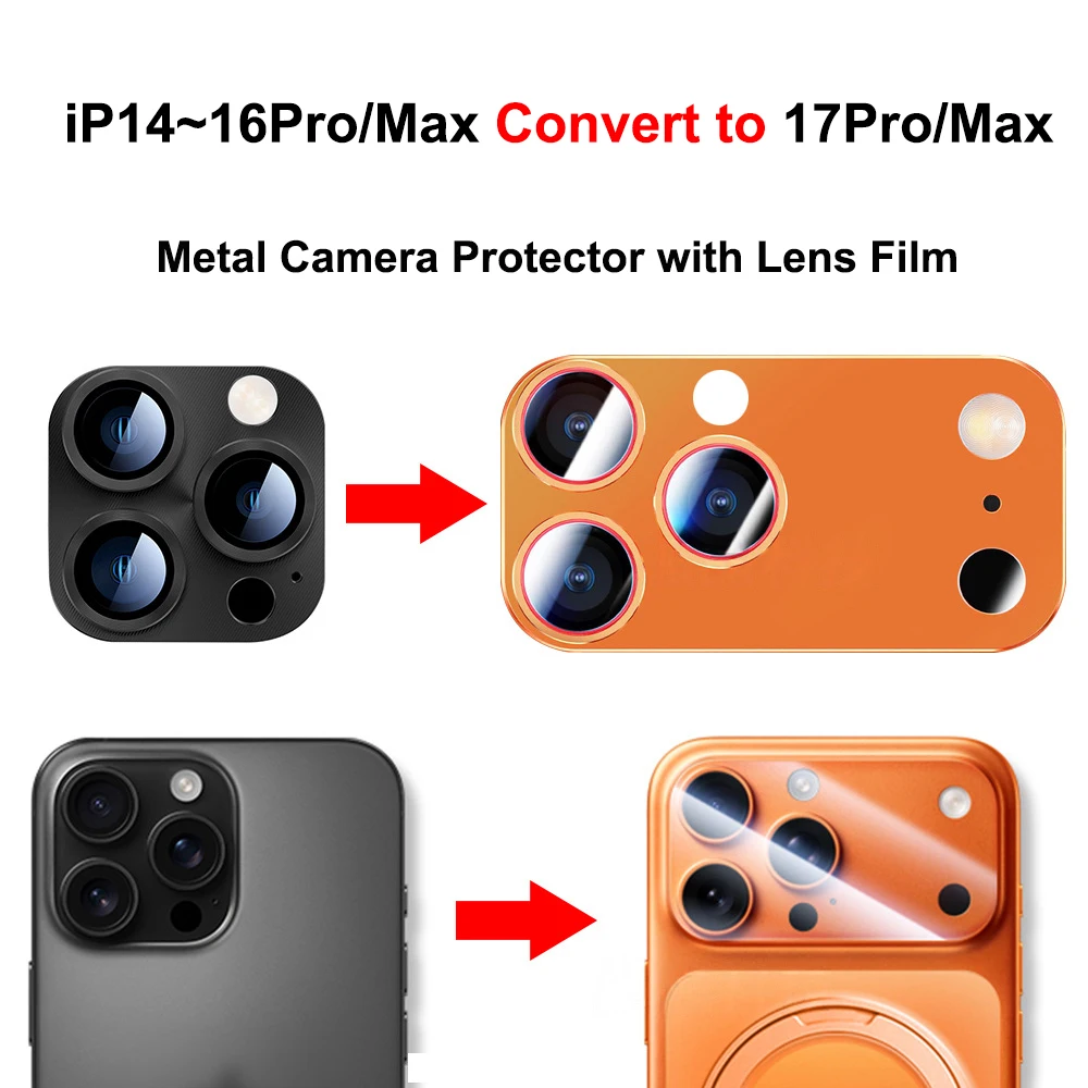 Premium Metal Camera Protector - Anti-Scratch Lens Film Upgrade