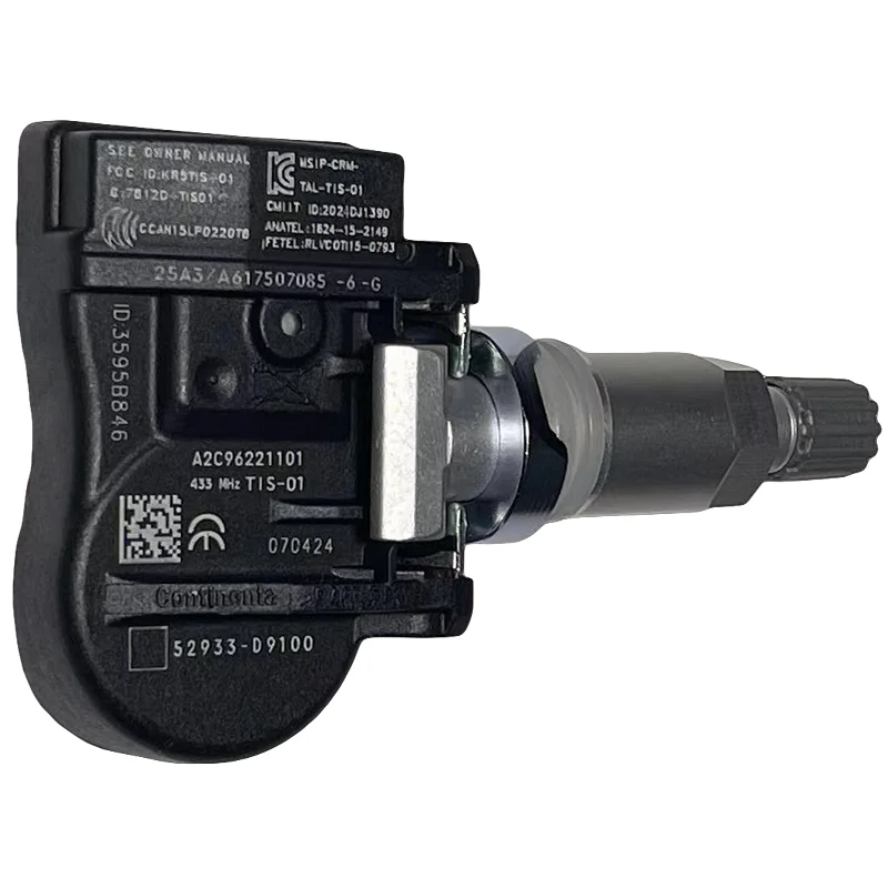 

1/4PCS 52933-D9100 Tire Pressure Sensor 433MHz TPMS For Kia Sportage Soul Picanto Niro Cadenza Optima Hyundai Elantra Ioniq