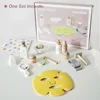 Wooden Pretend Play Children Facial Mask Makeup Set Imitation Beauty Fashion Toy Cosmetics Set Educational Toys for Girls Gift 6