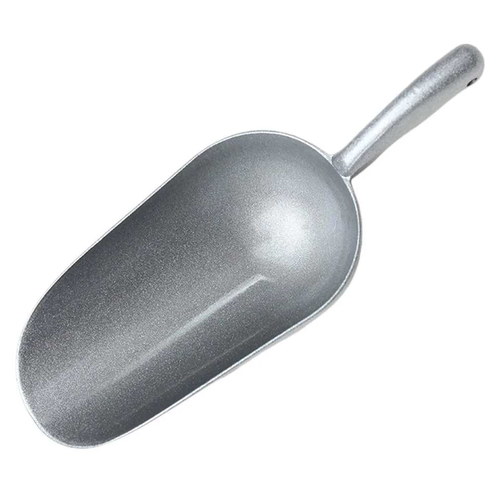 

Zinc Alloy Food Shovel Home Kitchen Silver Flour Scoop Candy Nuts Beans Rice Dried Fruit Shovel Ice Scoop Kitchen Tool