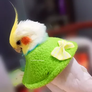 Parrot Neck Collar Recovery Anti-Biting Pecking Injury Elizabeth Protective Collar for Birds Cloak Pets Warm Clothes Bird Toy