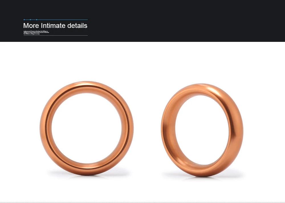 Ringe auf Aluminiummetall-Männerringen verzögerte Ejakulation Produkte für Erwachsene Gehäuse Verzögerungsverschlussschlaufen Ring Sex S_voghion.com